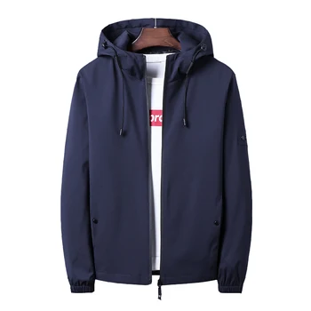 Jacket Men Spring Autumn Thin Solid Male Hooded Slim Fit Basic Jacket Windbreaker Jaqueta Masculino Size M-4XL Dropshipping
Jacket Men Spring Autumn Thin Solid Male Hooded Slim Fit Basic Jacket Windbreaker Jaqueta Masculino Size M-4XL Dropshipping