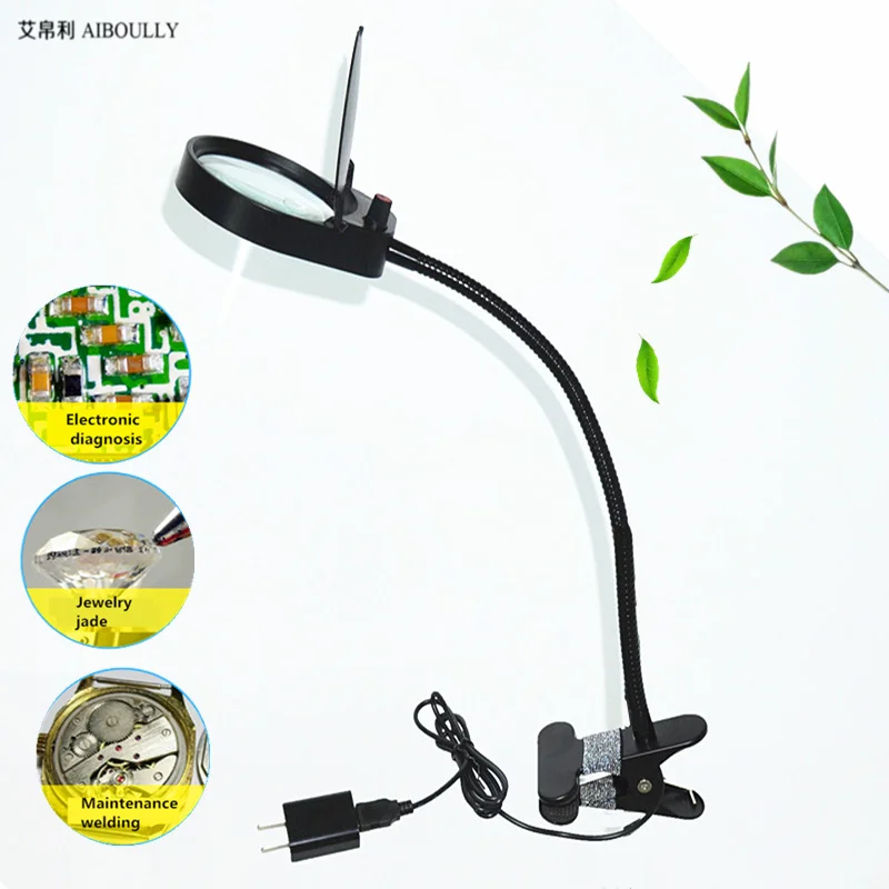 folder desktop magnifying glass with lights 10 times the LED lights for the elderly to identify electronic maintenance desk lamp
folder desktop magnifying glass with lights 10 times the LED lights for the elderly to identify electronic maintenance desk lamp