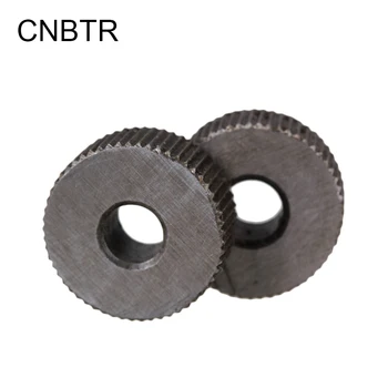 CNBTR 2pcs Knurling Tool Silver Single Straight Wheel Linear Knurl Tool 1mm Pitch
CNBTR 2pcs Knurling Tool Silver Single Straight Wheel Linear Knurl Tool 1mm Pitch