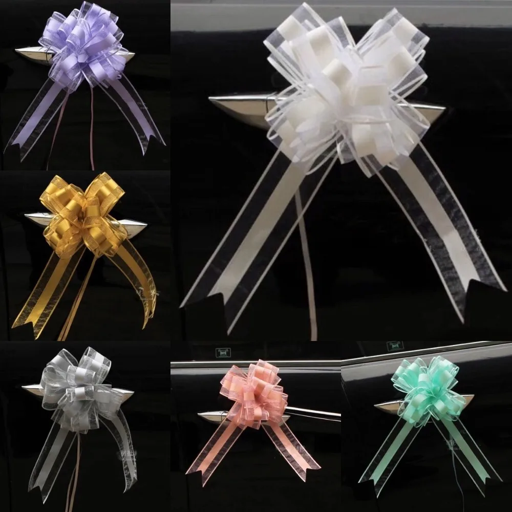 Silver / gold / white super large snow yarn 6.5x175cm Pull Bow ribbon for flower Gift package Party Room Wedding Car Decoration
Silver / gold / white super large snow yarn 6.5x175cm Pull Bow ribbon for flower Gift package Party Room Wedding Car Decoration