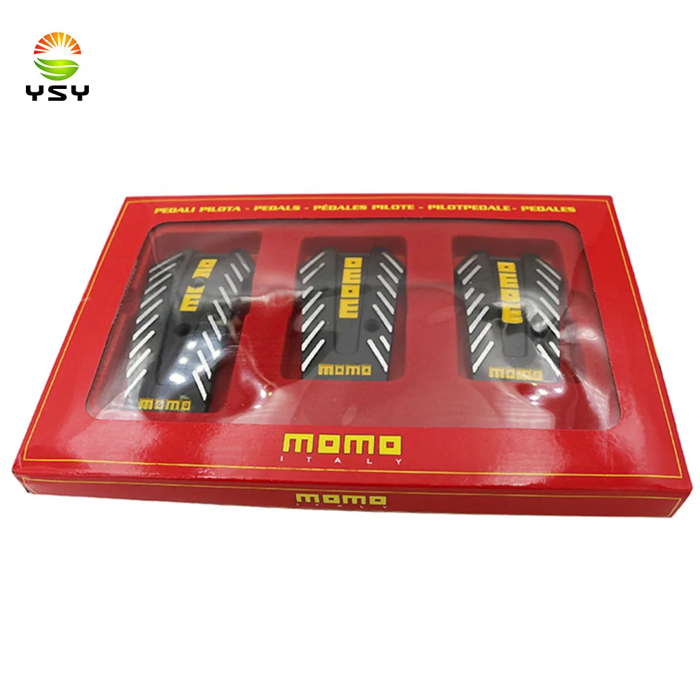3 PCS 1 Set MOMO Style nero Car Racing Pedals Universal Manual Brake Pedal Foot Pedal Non Slip Black Silver Sport Racing Pedals
3 PCS 1 Set MOMO Style nero Car Racing Pedals Universal Manual Brake Pedal Foot Pedal Non Slip Black Silver Sport Racing Pedals