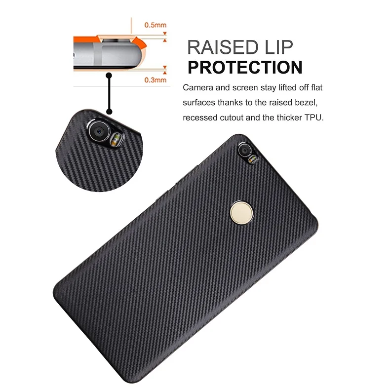 xiaomi max Fashion 3D Texture Fiber Carbon Soft Case For xiaomi Leather Skin Cover Dual Layer Luxury Phone Cases (9)