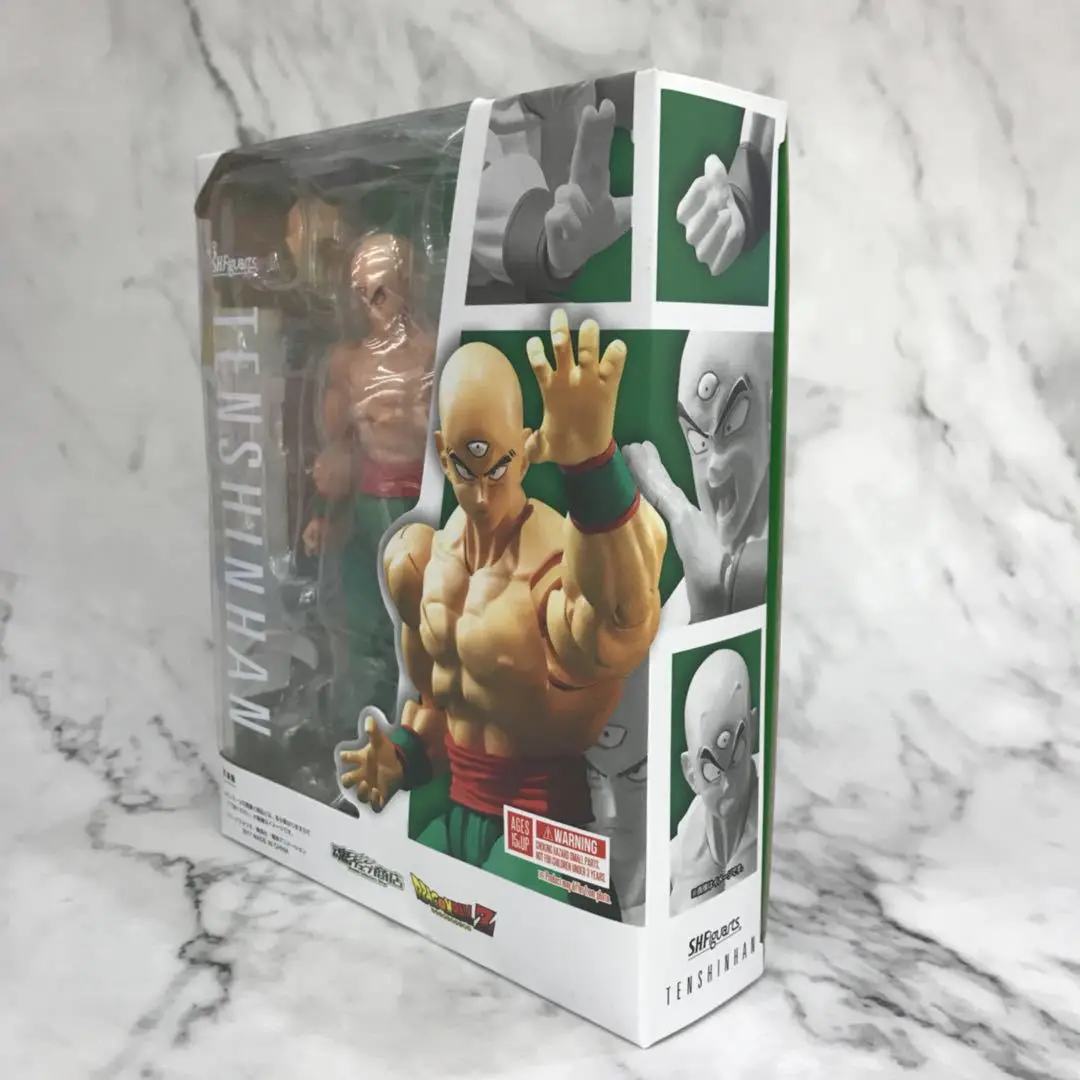 Аниме Драконий жемчуг Z Tien Shinhan & Chiaotzu шарнир подвижная ПВХ фигурка Коллекционная