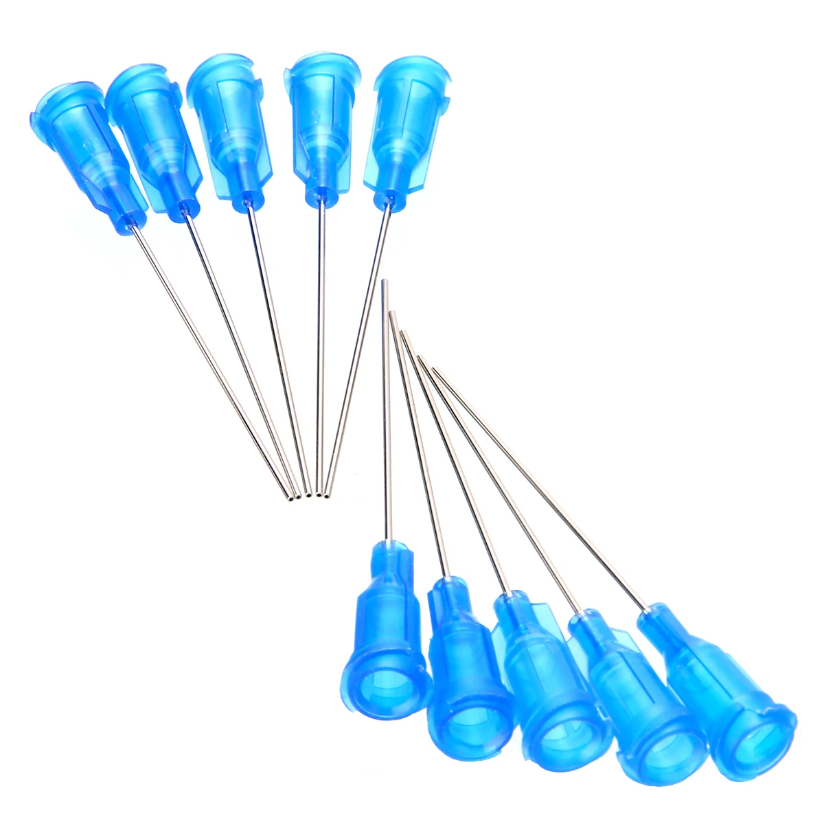 10 Piece Dispensing Glue Blunt Tip Needles Blue Plastic Syringe Tips 1.5" 22 Gauge Luer Lock for Electronic Components
10 Piece Dispensing Glue Blunt Tip Needles Blue Plastic Syringe Tips 1.5" 22 Gauge Luer Lock for Electronic Components