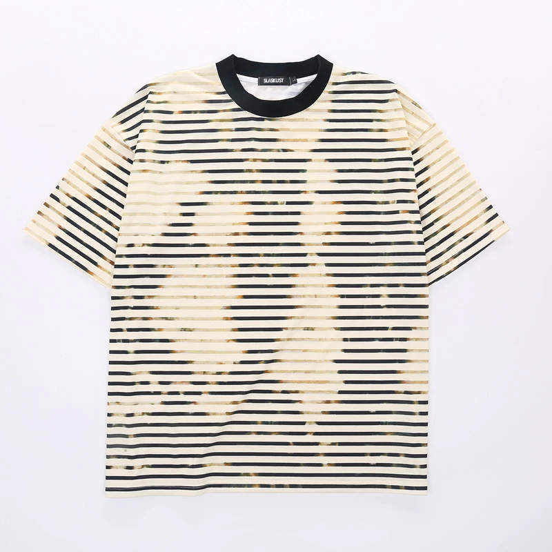 Kpop Oversize Pattern Striped T-shirt 2019 Summer Short Sleeve Round Collar Tee
Kpop Oversize Pattern Striped T-shirt 2019 Summer Short Sleeve Round Collar Tee