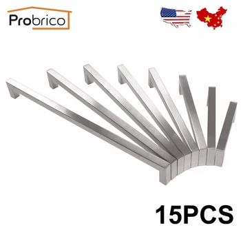 Probrico 15 PCS 12mm*12mm Stainless Steel Square Bar Handle Hole Space 96mm~320mm Cabinet Door Knob Drawer Handle Pull PDDJ27HSS
Probrico 15 PCS 12mm*12mm Stainless Steel Square Bar Handle Hole Space 96mm~320mm Cabinet Door Knob Drawer Handle Pull PDDJ27HSS