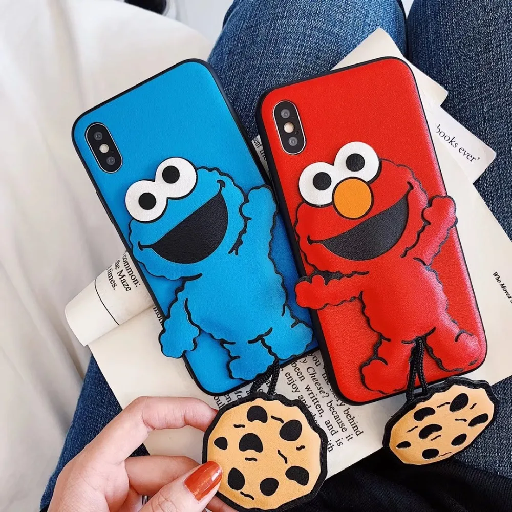 HOt New Cute Big Mouth 3D Sesame Street Cookies Silicone cover case for iphone 6 6plus 7 7plus 8 8plus X XR XS MAX phone cases
HOt New Cute Big Mouth 3D Sesame Street Cookies Silicone cover case for iphone 6 6plus 7 7plus 8 8plus X XR XS MAX phone cases