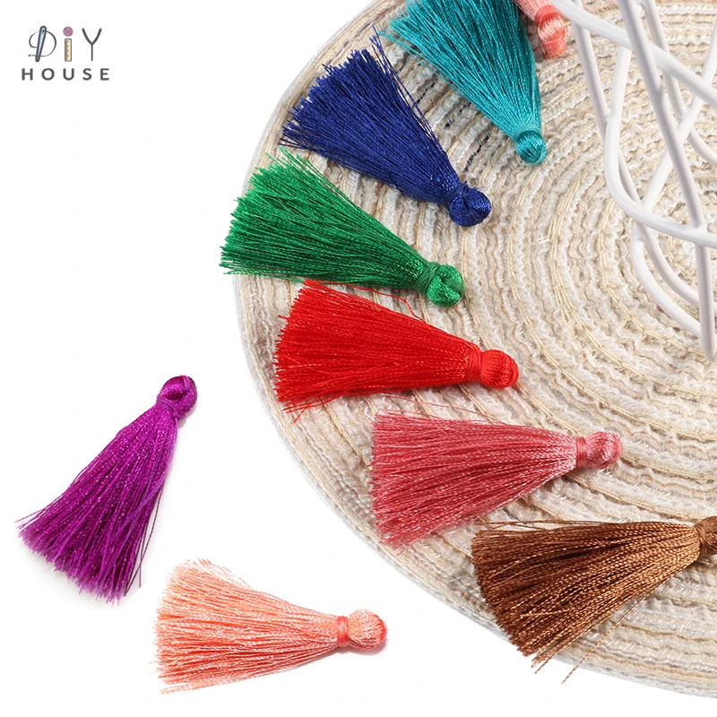 100Pcs 4cm Smooth Silk Tassel Fringe Pendant DIY Crafts Small Tassels Trim Garments Curtains Decor Earrings Jewelry Components
100Pcs 4cm Smooth Silk Tassel Fringe Pendant DIY Crafts Small Tassels Trim Garments Curtains Decor Earrings Jewelry Components