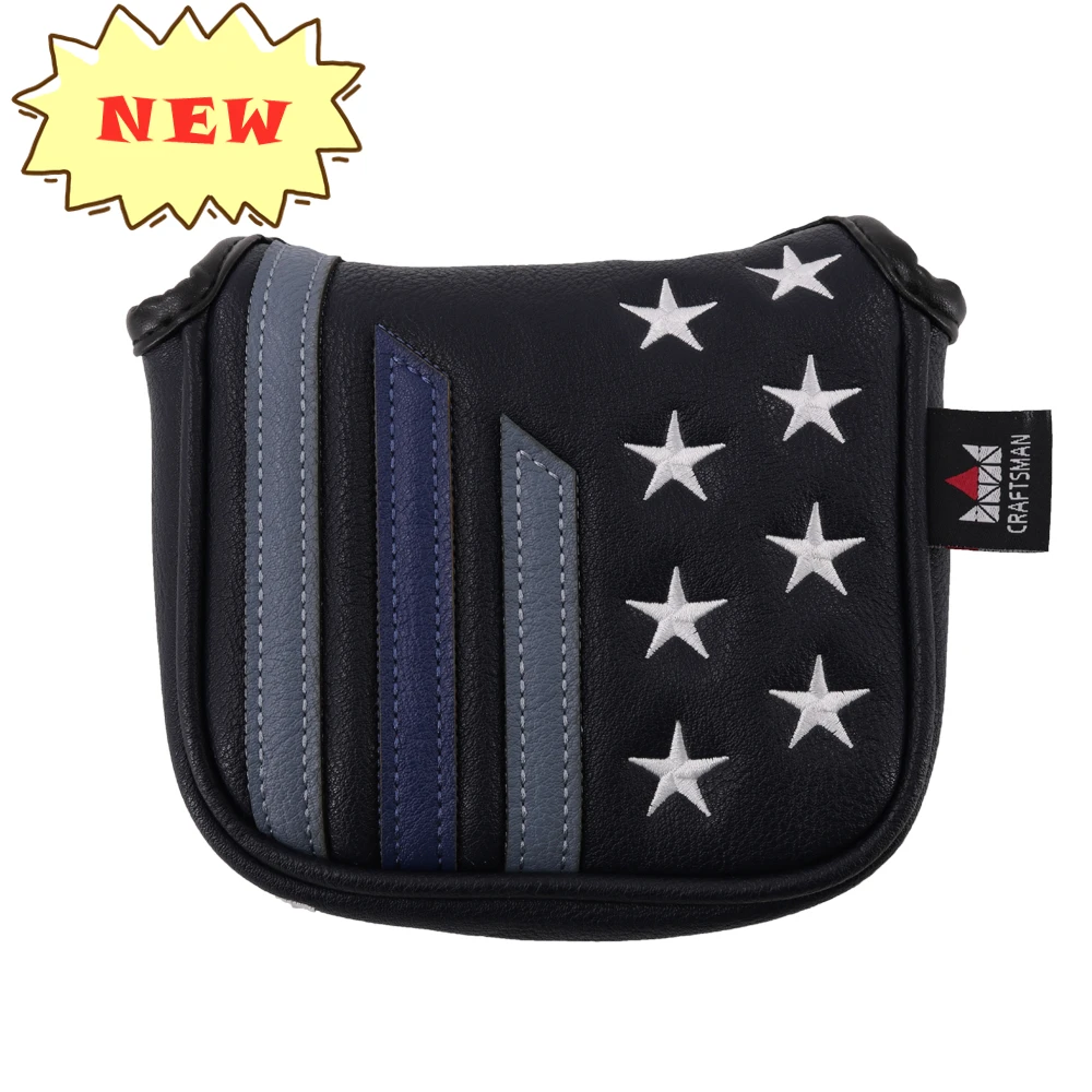 NEW Golf Mallet Putter Cover Headcover Golf Protector Premium PU Leather Magnet Closure
NEW Golf Mallet Putter Cover Headcover Golf Protector Premium PU Leather Magnet Closure