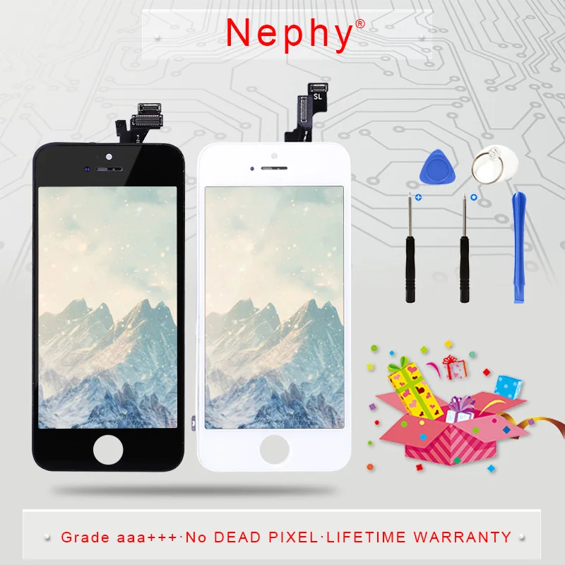 LCD Display For iPhone 6s 6 s Plus 6Plus AAA Quality Assembly Touch Screen For iPhone 7 5s SE Black/White Digitizer Free Tools
LCD Display For iPhone 6s 6 s Plus 6Plus AAA Quality Assembly Touch Screen For iPhone 7 5s SE Black/White Digitizer Free Tools
