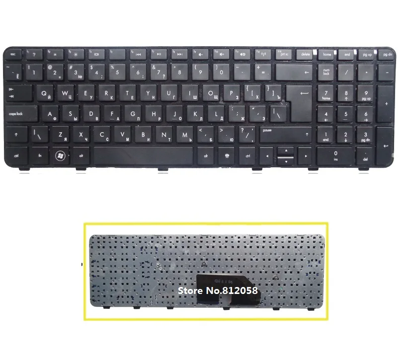 Новый русский клавиатура для HP Pavilion DV6 DV6T DV6-6000 6101TX 6151TX DV6-6200 DV6-6100 ноутбук RU |