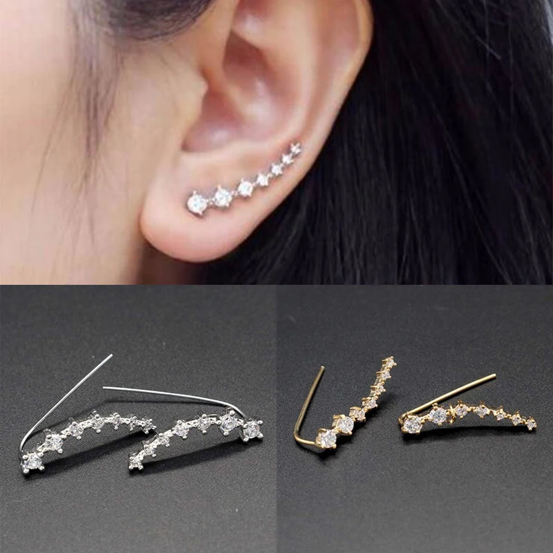 2018 Hot Selling Dipper Earrings For Women Jewelry Earings Brincos Ear Cuff Fashion Crystal Stud Earrings bijoux femme ES688
2018 Hot Selling Dipper Earrings For Women Jewelry Earings Brincos Ear Cuff Fashion Crystal Stud Earrings bijoux femme ES688