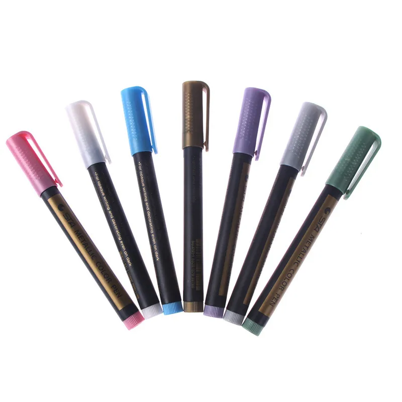 High Quality Permanent Metallic Paint Markers Pen Art Pen Waterproof Colorful Marker Craftwork Pen School Supplies 1.5/2 mm
High Quality Permanent Metallic Paint Markers Pen Art Pen Waterproof Colorful Marker Craftwork Pen School Supplies 1.5/2 mm