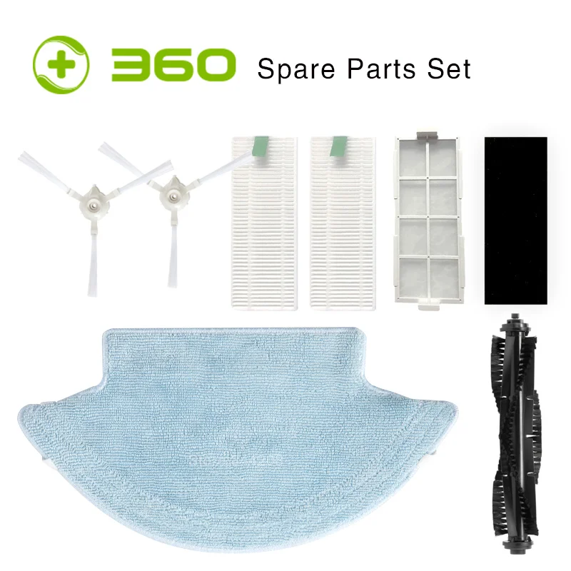 Original 360 S6 Robot Vacuum Cleaner Spare Parts Kits packaging Part Pack Side Brushes x2pcs Mop x1pcs Main brush x1pcs
Original 360 S6 Robot Vacuum Cleaner Spare Parts Kits packaging Part Pack Side Brushes x2pcs Mop x1pcs Main brush x1pcs