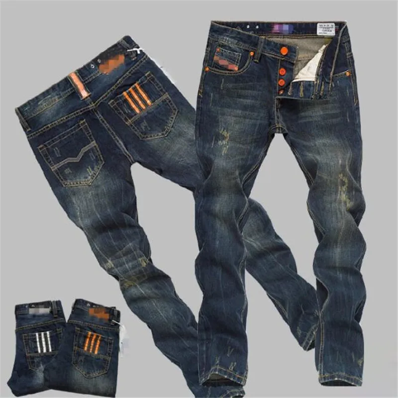 2019 New Hole Ripped Stretch Famous Fashion Designer Button Jeans Men Straight Dark Blue Color Printed Mens Jeans Ripped Jeans
2019 New Hole Ripped Stretch Famous Fashion Designer Button Jeans Men Straight Dark Blue Color Printed Mens Jeans Ripped Jeans