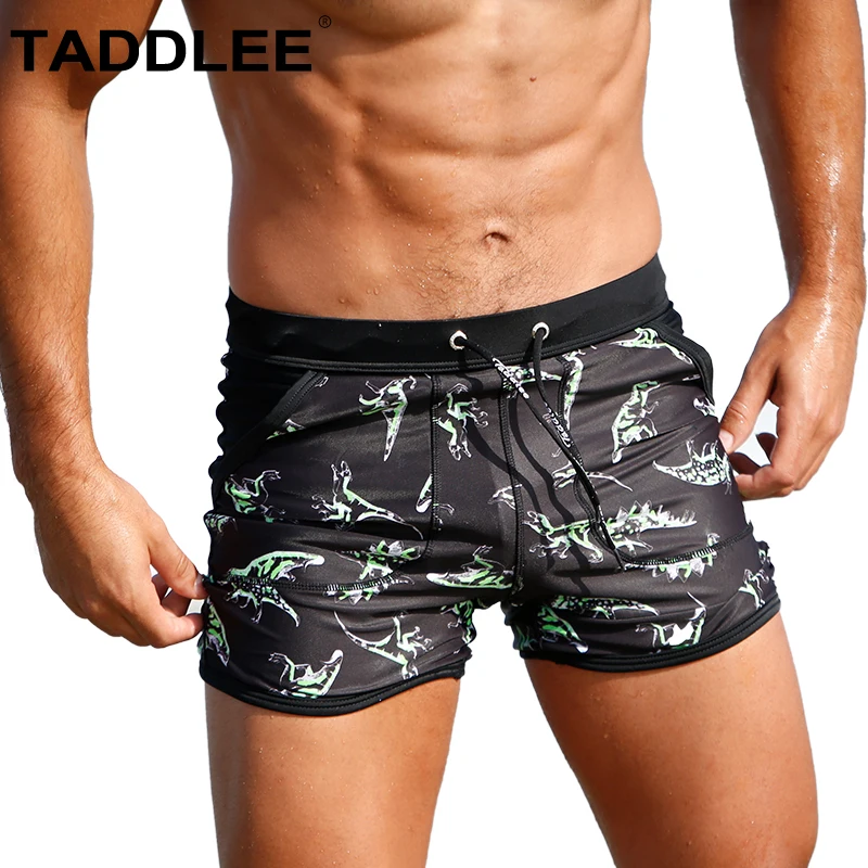 

Taddlee Brand Sexy Men's Swimwear Swim Briefs Boxer Swimsuits Male Surf Short Swim Shorts Trunks Bikini Bathing Suits Square Cut