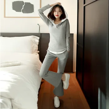 2019 Tracksuit Two Piece Set Womem Long Sleeve Stitching Hooded Sweatshirts Suit Ladies Clothes Sporting Suits Female outfits
2019 Tracksuit Two Piece Set Womem Long Sleeve Stitching Hooded Sweatshirts Suit Ladies Clothes Sporting Suits Female outfits