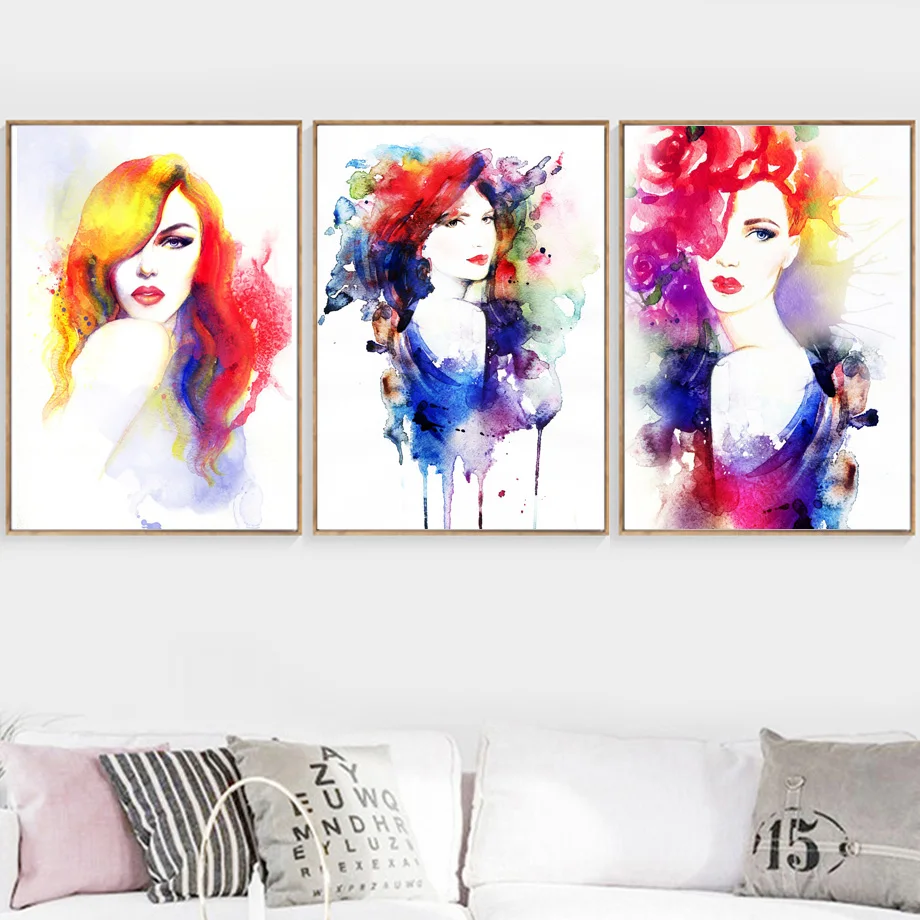 Watercolor Girl Pop Wall Art Canvas Painting Nordic Posters And Prints Canvas Art Wall Pictures For Living Room Bedroom Decor
Watercolor Girl Pop Wall Art Canvas Painting Nordic Posters And Prints Canvas Art Wall Pictures For Living Room Bedroom Decor