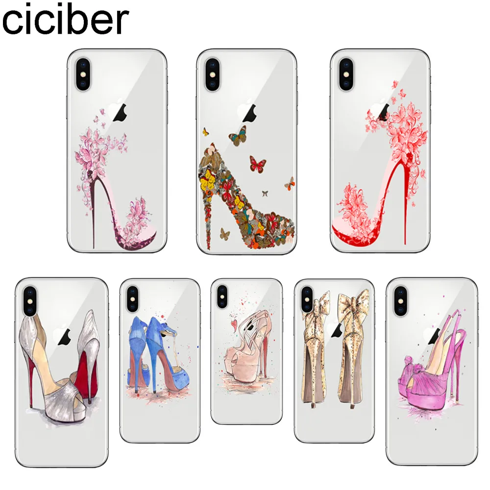 ciciber Fashion High Heels Phone Case for iPhone 7 6 6S 8 Plus 5S SE X XR XS Max Soft TPU Back Cover for iPhone 11 Pro Max Funda
ciciber Fashion High Heels Phone Case for iPhone 7 6 6S 8 Plus 5S SE X XR XS Max Soft TPU Back Cover for iPhone 11 Pro Max Funda
