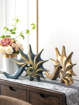 European conch home decoration living room study American TV cabinet wine cabinet decoration cabinet creative crafts
European conch home decoration living room study American TV cabinet wine cabinet decoration cabinet creative crafts