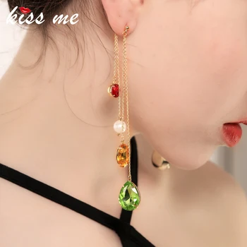 KISS ME Colorful Acrylic Water Drop Layered Long Earrings Classic Fashion Imitation Pearl Wedding Dangle Earrings Luxury Jewelry
KISS ME Colorful Acrylic Water Drop Layered Long Earrings Classic Fashion Imitation Pearl Wedding Dangle Earrings Luxury Jewelry