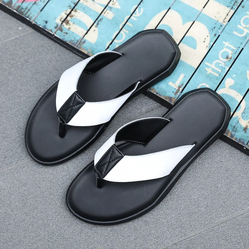 2019 New White PU Casual Zapatillas Hombre Non Slip Korean Version Beach Men Shoes Comfortable Travel Flip Flops
2019 New White PU Casual Zapatillas Hombre Non Slip Korean Version Beach Men Shoes Comfortable Travel Flip Flops