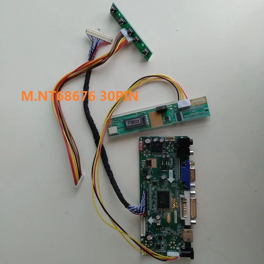 Комплект для LP141WX3 TLN2 дисплей Панель VGA контроллер сигнала плата DVI HDMI драйвер