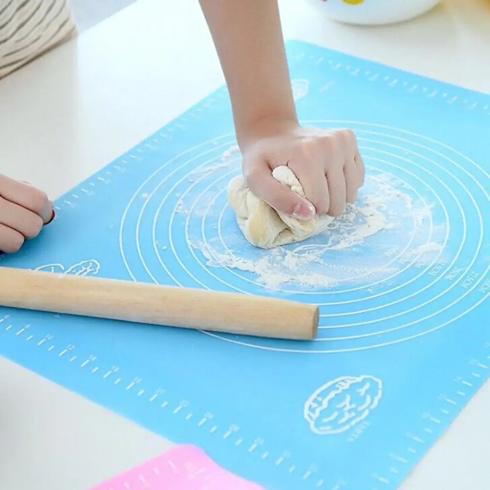 Silicone Cake Board With Scale Flour Pad Baking Tool Reusable Non-Stick Pastry Mat Bakeware Kneading Dough Pad Kitchen Q4
Silicone Cake Board With Scale Flour Pad Baking Tool Reusable Non-Stick Pastry Mat Bakeware Kneading Dough Pad Kitchen Q4