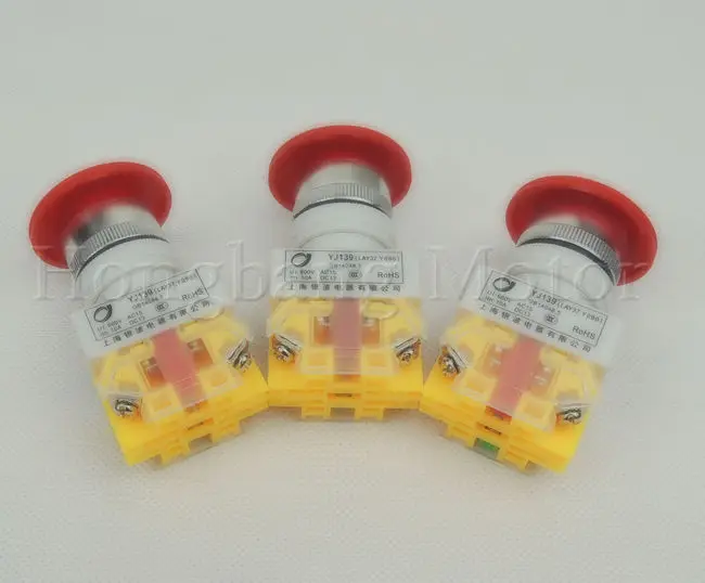 3 PCS/lot Free shipping emergency stop push button switch HB contact push locked turn reset 1 NC Port 1 NO port
3 PCS/lot Free shipping emergency stop push button switch HB contact push locked turn reset 1 NC Port 1 NO port