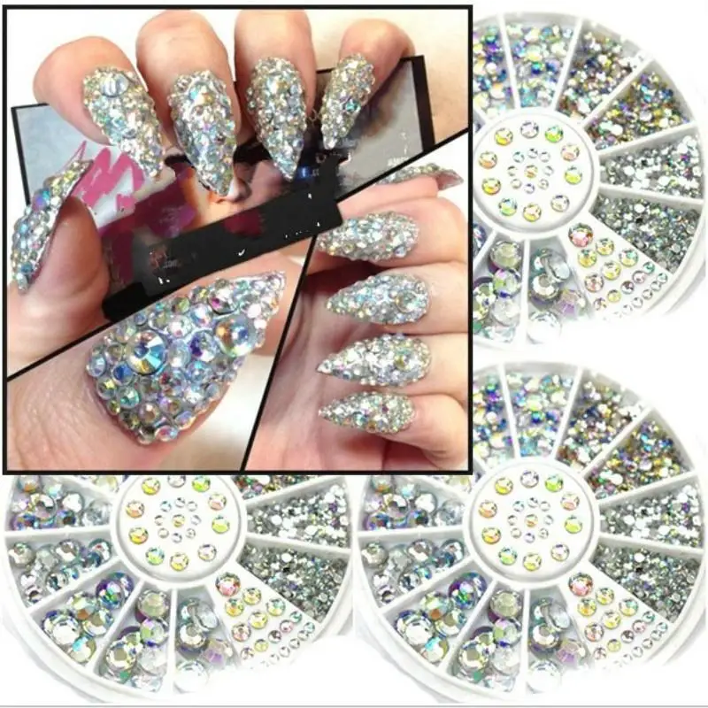 BearPaw Nail crystals 5 Sizes Nail Art Tips Crystal Glitter Rhinestone 3D Nail Art Decoration+Wheel Nail decoration
BearPaw Nail crystals 5 Sizes Nail Art Tips Crystal Glitter Rhinestone 3D Nail Art Decoration+Wheel Nail decoration