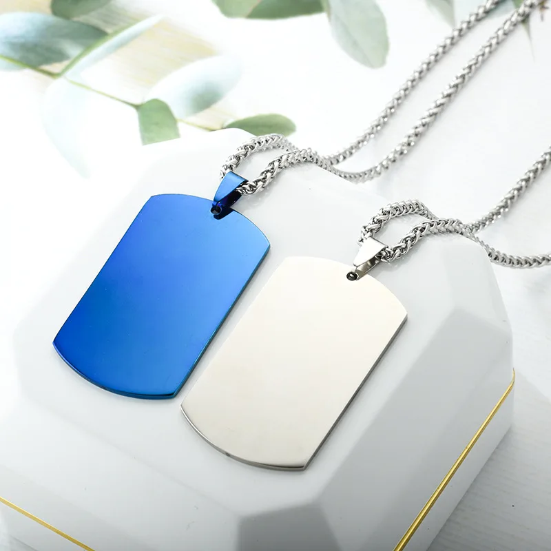 Tag men's titanium steel military pendant white black pendant men's necklace jewelry accessories gift free bead chain
Tag men's titanium steel military pendant white black pendant men's necklace jewelry accessories gift free bead chain