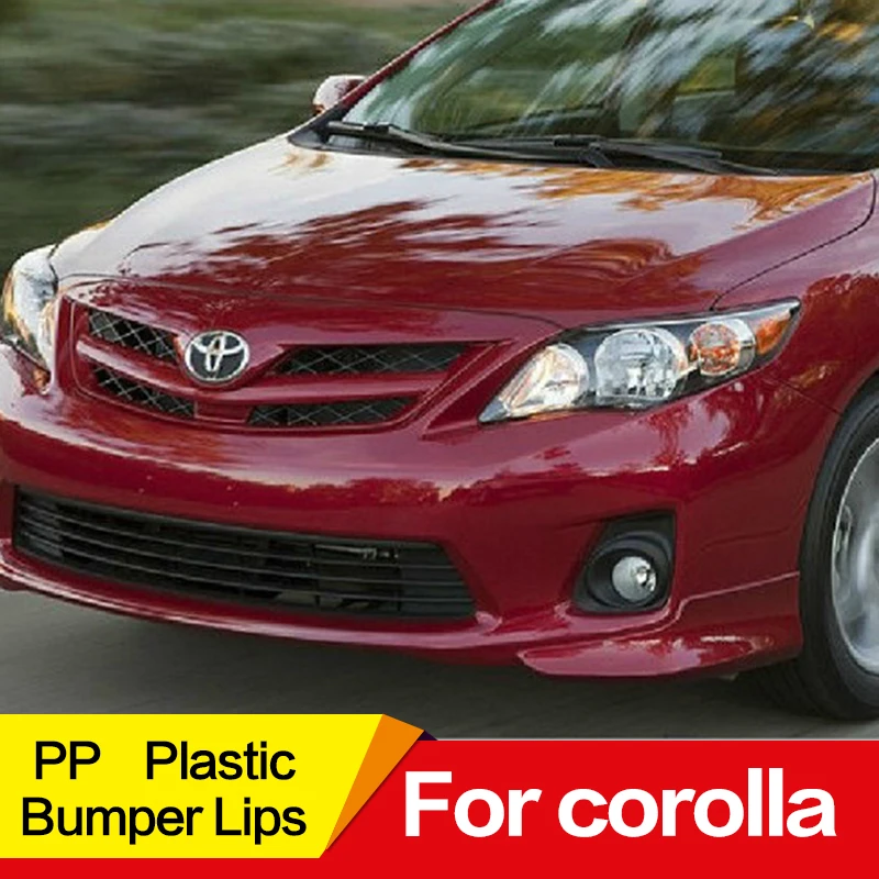 For Toyota corolla Body kit Bumper Lips Spoiler 2011-2012-2013year PP Plastic Body kit Bumper Lips Spoiler sport
For Toyota corolla Body kit Bumper Lips Spoiler 2011-2012-2013year PP Plastic Body kit Bumper Lips Spoiler sport