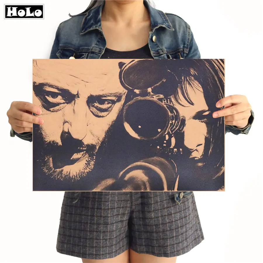 LEON The Killer Is Not Too Cold Vintage Art Kraft Paper Ретро постер к фильму Home декоративная картина