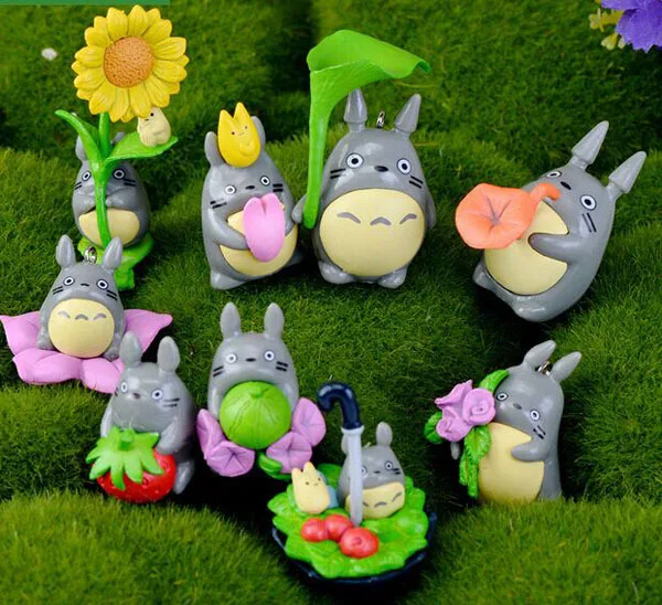 9pcs/lot Mixed style kawaii flatback printed Miyazaki Hayao Totoro resin cabochon craft garden micro landscape figures decorates
9pcs/lot Mixed style kawaii flatback printed Miyazaki Hayao Totoro resin cabochon craft garden micro landscape figures decorates