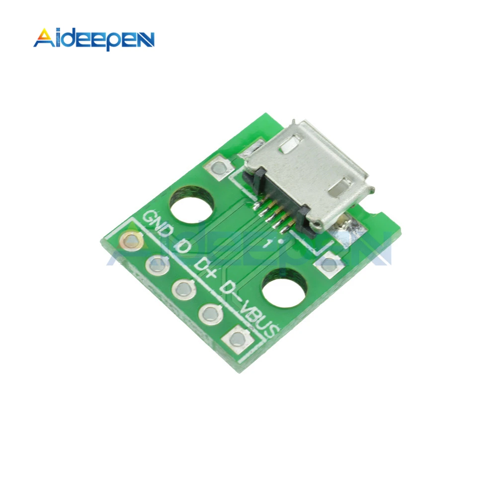 10Pcs MICRO USB To DIP Adapter 5pin Female Connector B Type PCB Converter Breadboard USB-01 Switch Board
10Pcs MICRO USB To DIP Adapter 5pin Female Connector B Type PCB Converter Breadboard USB-01 Switch Board