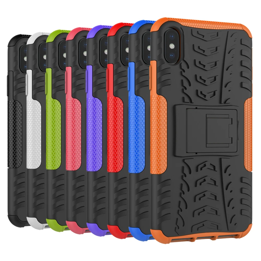Super Shockproof Heavy Duty Case For iphone Xs Max Xr X 6.1 6.5 inch 2 in 1 Hybrid Rough Rugged Armor Cover With Fold KickStand
Super Shockproof Heavy Duty Case For iphone Xs Max Xr X 6.1 6.5 inch 2 in 1 Hybrid Rough Rugged Armor Cover With Fold KickStand