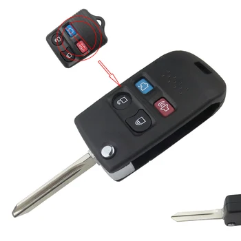 OkeyTech Flip Floding 4 Buttons Modified Remote Key Entry Fob Shell For Ford Crown Victoria Escape Expedition Explorer Sport Key
OkeyTech Flip Floding 4 Buttons Modified Remote Key Entry Fob Shell For Ford Crown Victoria Escape Expedition Explorer Sport Key