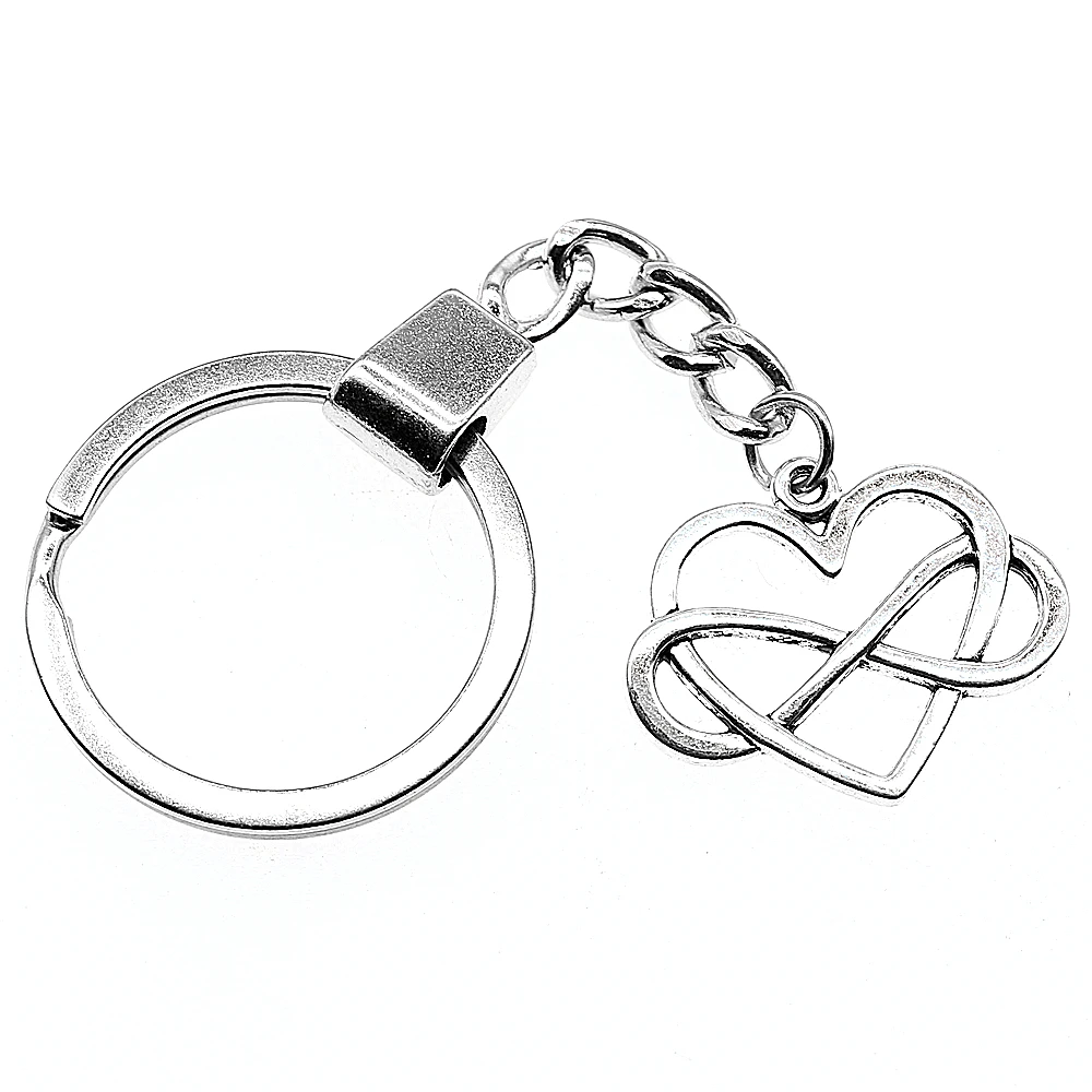 New Fashion Men Jewelry Keychain Diy Metal Holder Chain Infinity Love Heart 27x22mm Antique Silver Pendant Gift
New Fashion Men Jewelry Keychain Diy Metal Holder Chain Infinity Love Heart 27x22mm Antique Silver Pendant Gift