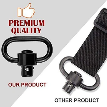 2 PCS QD Sling Swivel Quick Detach/Release Tactical Mount 1.25 Inch Heavy Duty Push Button Adapter Swivels Lightweight
2 PCS QD Sling Swivel Quick Detach/Release Tactical Mount 1.25 Inch Heavy Duty Push Button Adapter Swivels Lightweight