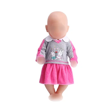 43 cm dolls Clothes pink dress Baby toys fit American 18 inch Girls doll gift for a child a13
43 cm dolls Clothes pink dress Baby toys fit American 18 inch Girls doll gift for a child a13