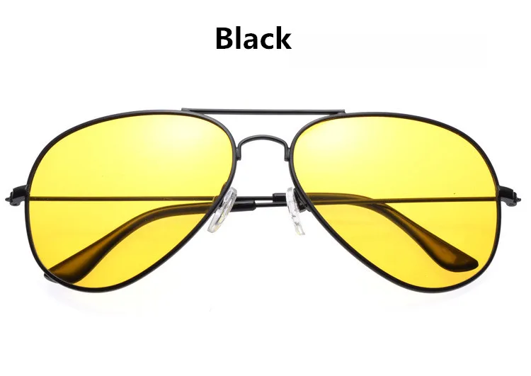 Night Vision Sunglasses Pilot Aviation Sunglasses Men Women Brand Goggles Driver Night Sun Glasses Driving Eyewear