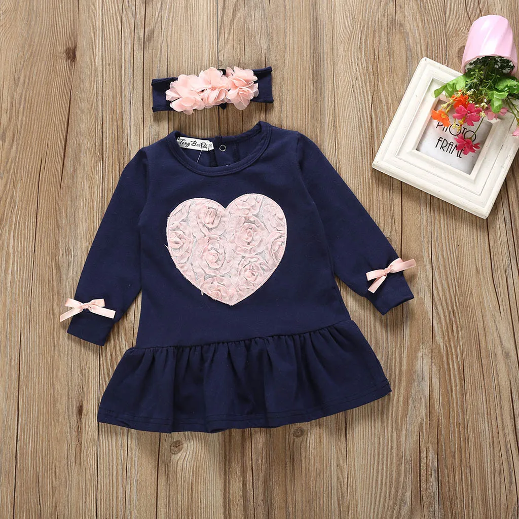 Toddler Infant Baby Girls Floral Heart Princess Dresses Headband Outfits Set Infant Dress New Year Dresses Girls Baby Clothing
Toddler Infant Baby Girls Floral Heart Princess Dresses Headband Outfits Set Infant Dress New Year Dresses Girls Baby Clothing
