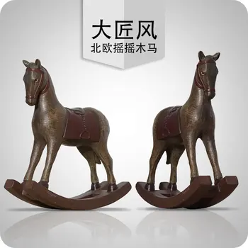 home decor wind rocking horse Nordic European style living room study Home Furnishing decoration gift of healing handicrafts
home decor wind rocking horse Nordic European style living room study Home Furnishing decoration gift of healing handicrafts