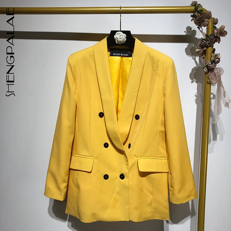 SHENGPALAE Summer Winter European And American Street Style Turn-down Collar Double Breasted Fashion Solid Loose Coat FQ286
SHENGPALAE Summer Winter European And American Street Style Turn-down Collar Double Breasted Fashion Solid Loose Coat FQ286