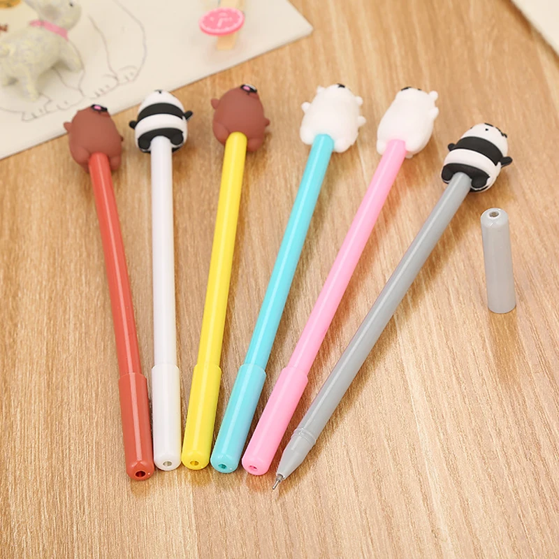5pcs Black Ink Comic Squabby Panda Polar Bear Plastic Signature Gel Pen Stationery Office School Writing Supply Kid Neutral Pens
5pcs Black Ink Comic Squabby Panda Polar Bear Plastic Signature Gel Pen Stationery Office School Writing Supply Kid Neutral Pens