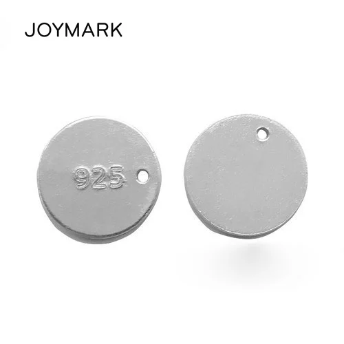 30 pcs/lot 10mm White Rhodium Plated 925 Sterling Silver Round Stamping Tags Plates Charms Customize Logo Available STA-R10mm
30 pcs/lot 10mm White Rhodium Plated 925 Sterling Silver Round Stamping Tags Plates Charms Customize Logo Available STA-R10mm