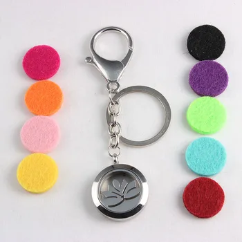 Screw Lotus Flower Stainless Steel Perfume Locket Keychain Keyrings Aromatherapy Essential Oils Locket Keychain 5PCS
Screw Lotus Flower Stainless Steel Perfume Locket Keychain Keyrings Aromatherapy Essential Oils Locket Keychain 5PCS