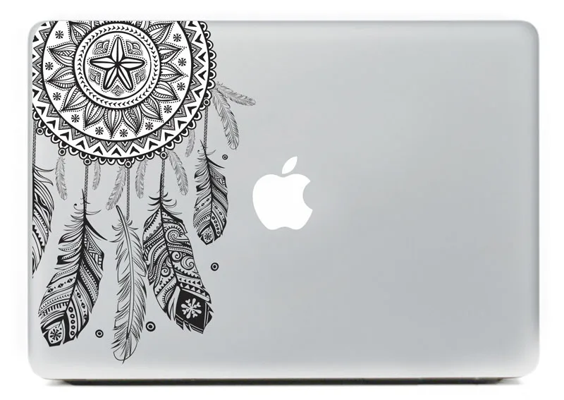 Модная виниловая наклейка с перьями для нового Macbook Pro / Air 11 13 15 дюймов чехол