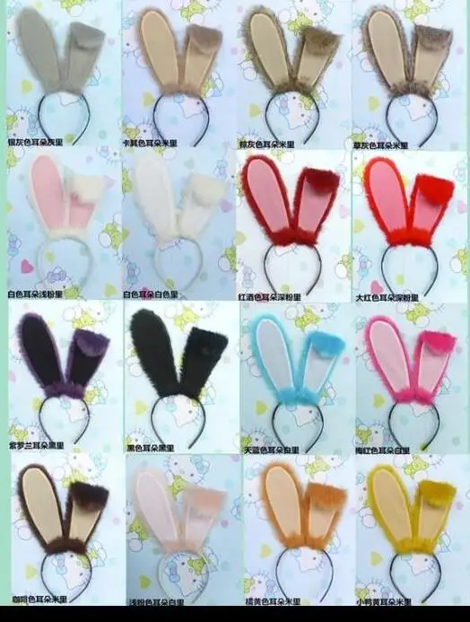 Hot anime rabbit ears cosplay white& gray& pink long villus ear Hair Clip Christmas Halloween Hairband
Hot anime rabbit ears cosplay white& gray& pink long villus ear Hair Clip Christmas Halloween Hairband
