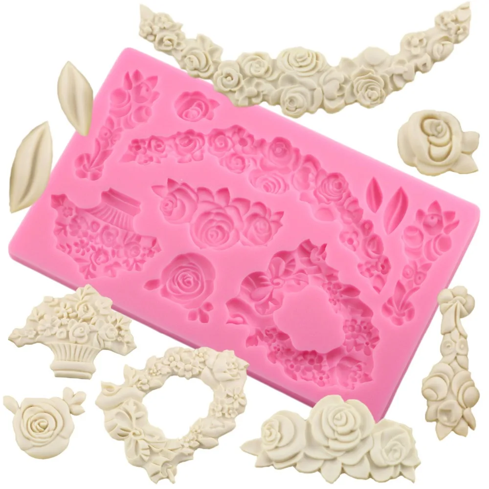 European Relief Shape 3D Craft Relief Chocolate Confectionery Silicone Mold Fondant Cake Kitchen Decorating DIY Tools
European Relief Shape 3D Craft Relief Chocolate Confectionery Silicone Mold Fondant Cake Kitchen Decorating DIY Tools